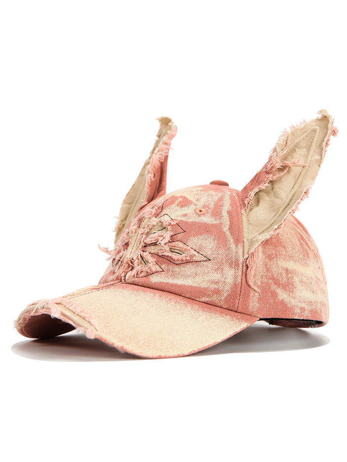 Vintage Doberman Ear Denim Baseball Cap