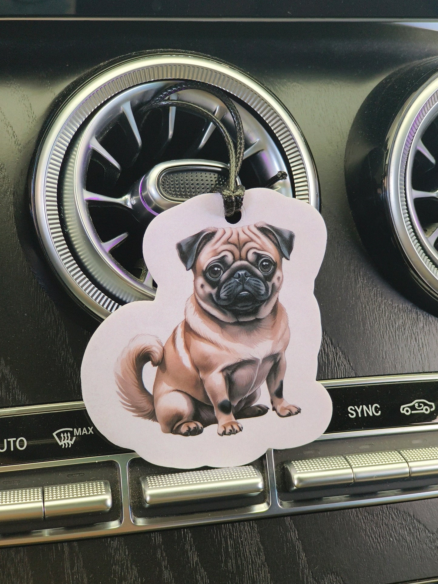 Pug Car Air Freshener
