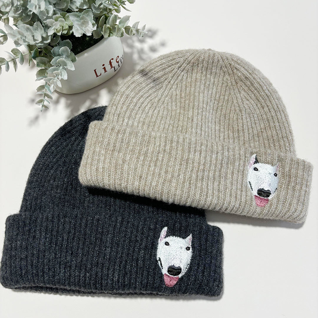 Custom Pet Embroidered Knit Beanie