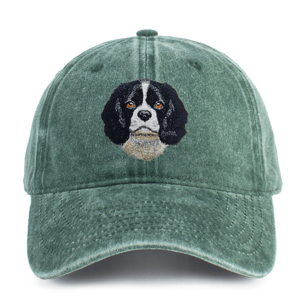 Cavalier King Charles Spaniel Embroidered Baseball Cap