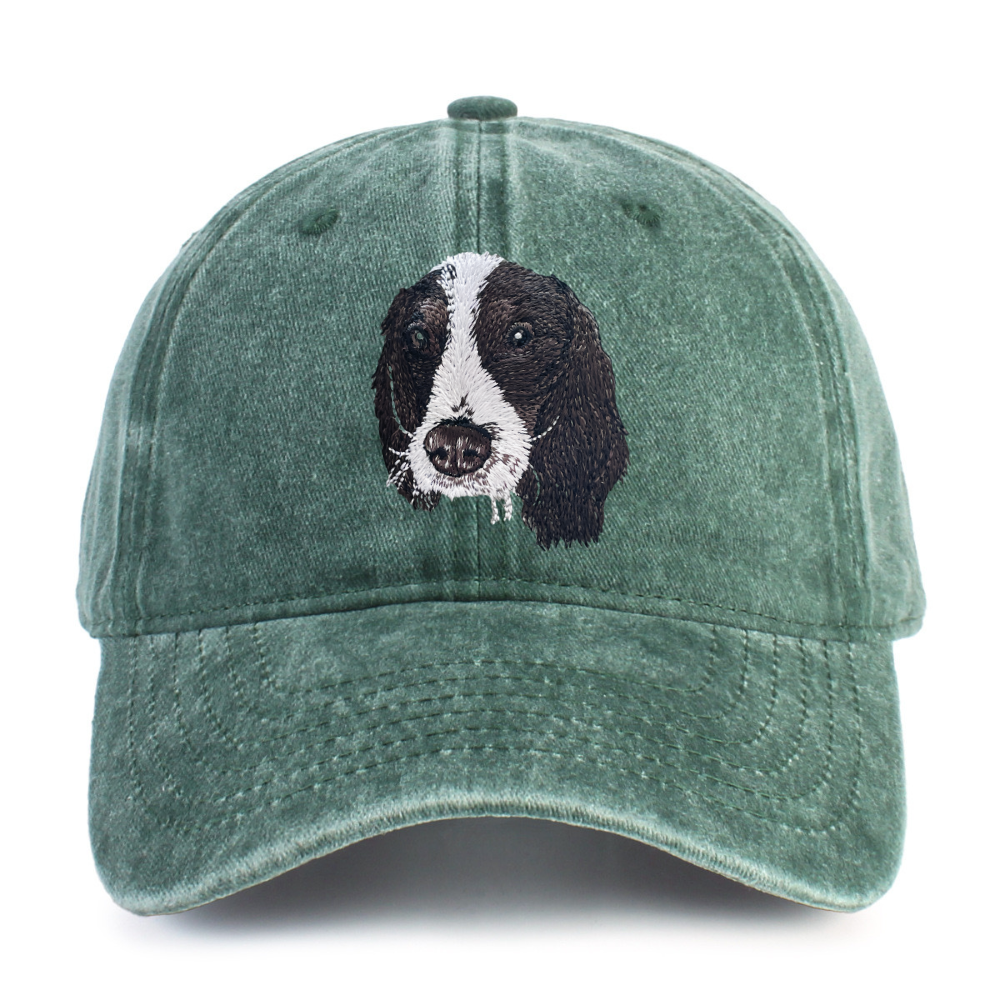 Springer Spaniel Embroidered Baseball Cap