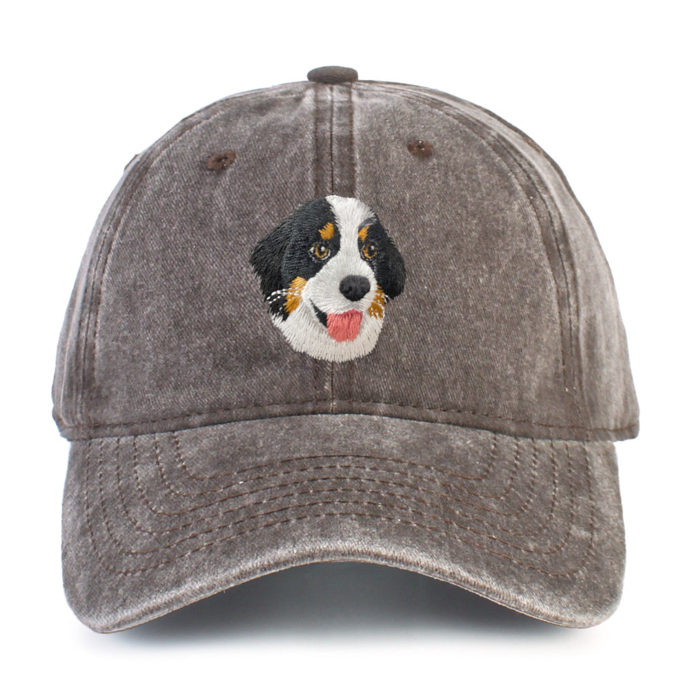 Embroidered Bernese Mountain Dog Cap