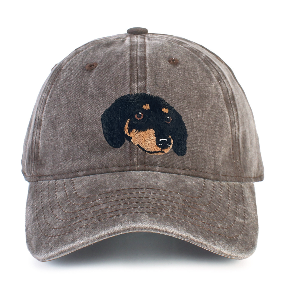 Dachshund Embroidered Baseball Cap