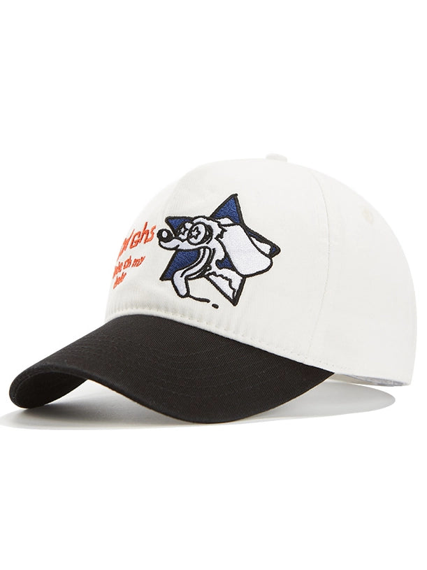 Creative Embroidered Dog Baseball Cap