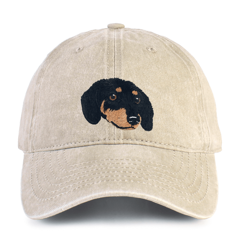 Dachshund Embroidered Baseball Cap