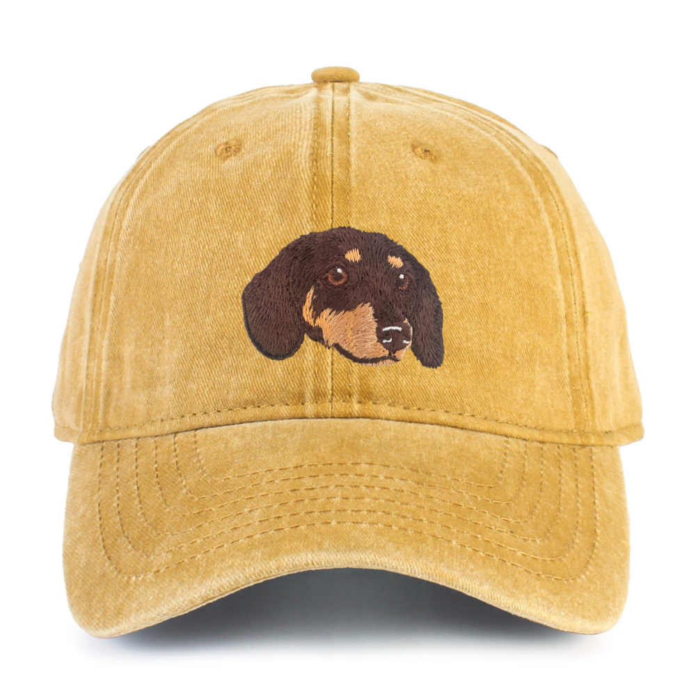 Dachshund Embroidered Baseball Cap