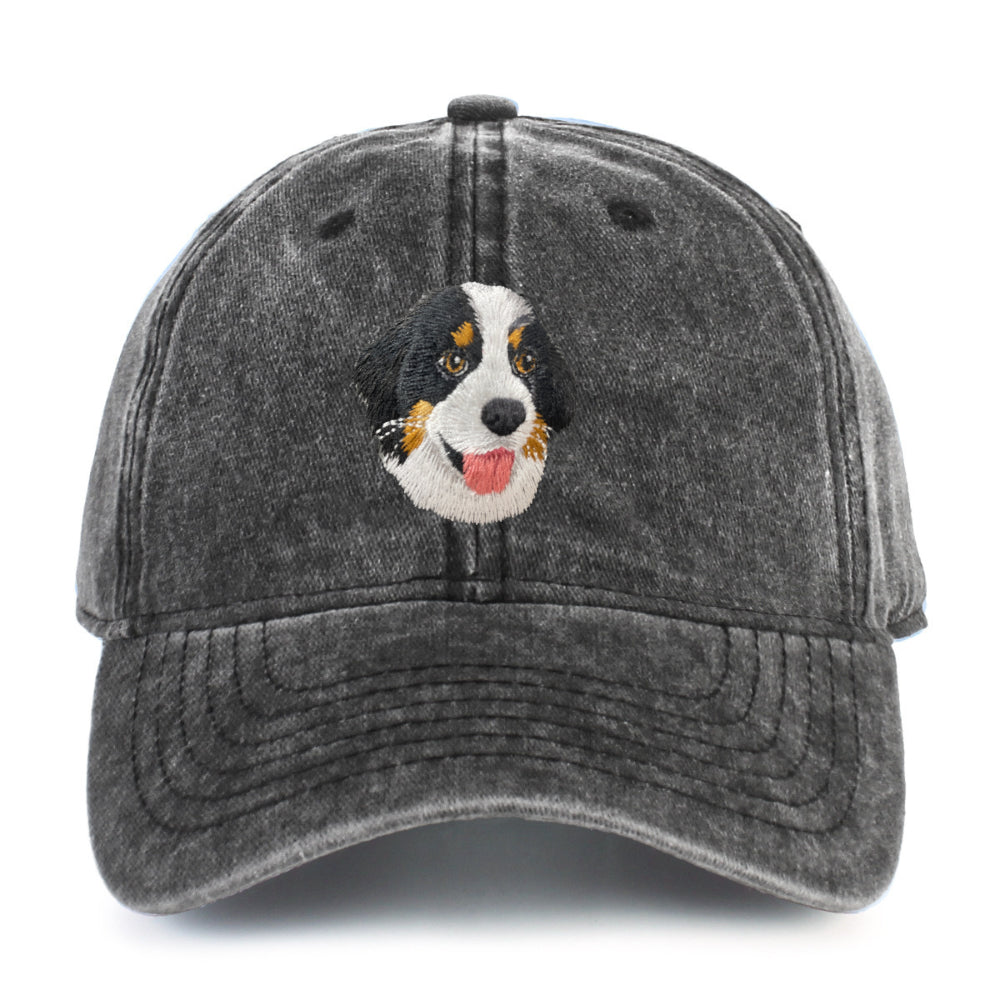 Embroidered Bernese Mountain Dog Cap