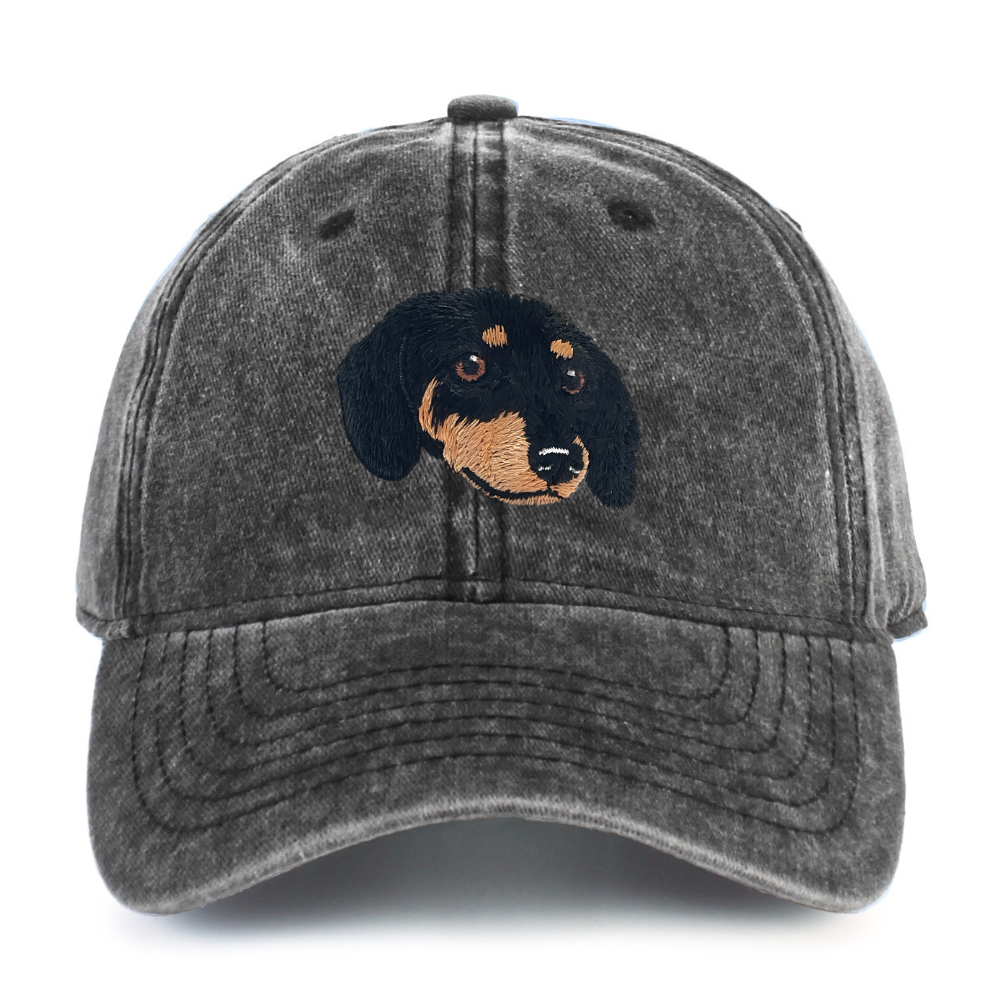 Dachshund Embroidered Baseball Cap