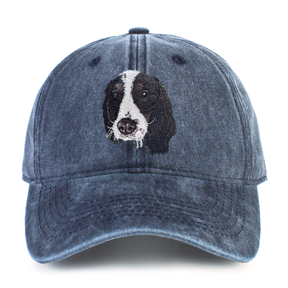 Springer Spaniel Embroidered Baseball Cap