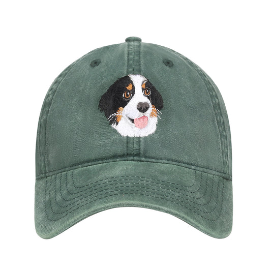 Berretto con ricamo del cane da montagna bernese