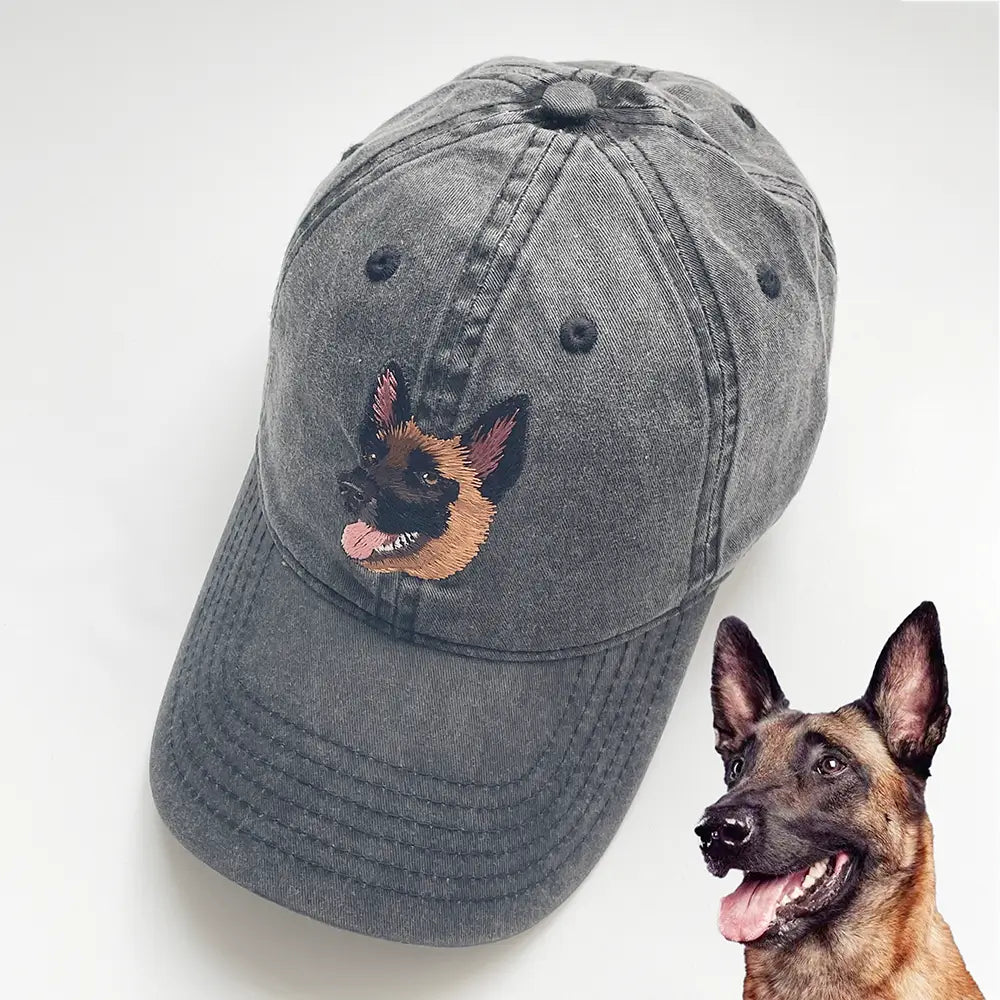 Custom Pet Embroidered Retro Hat