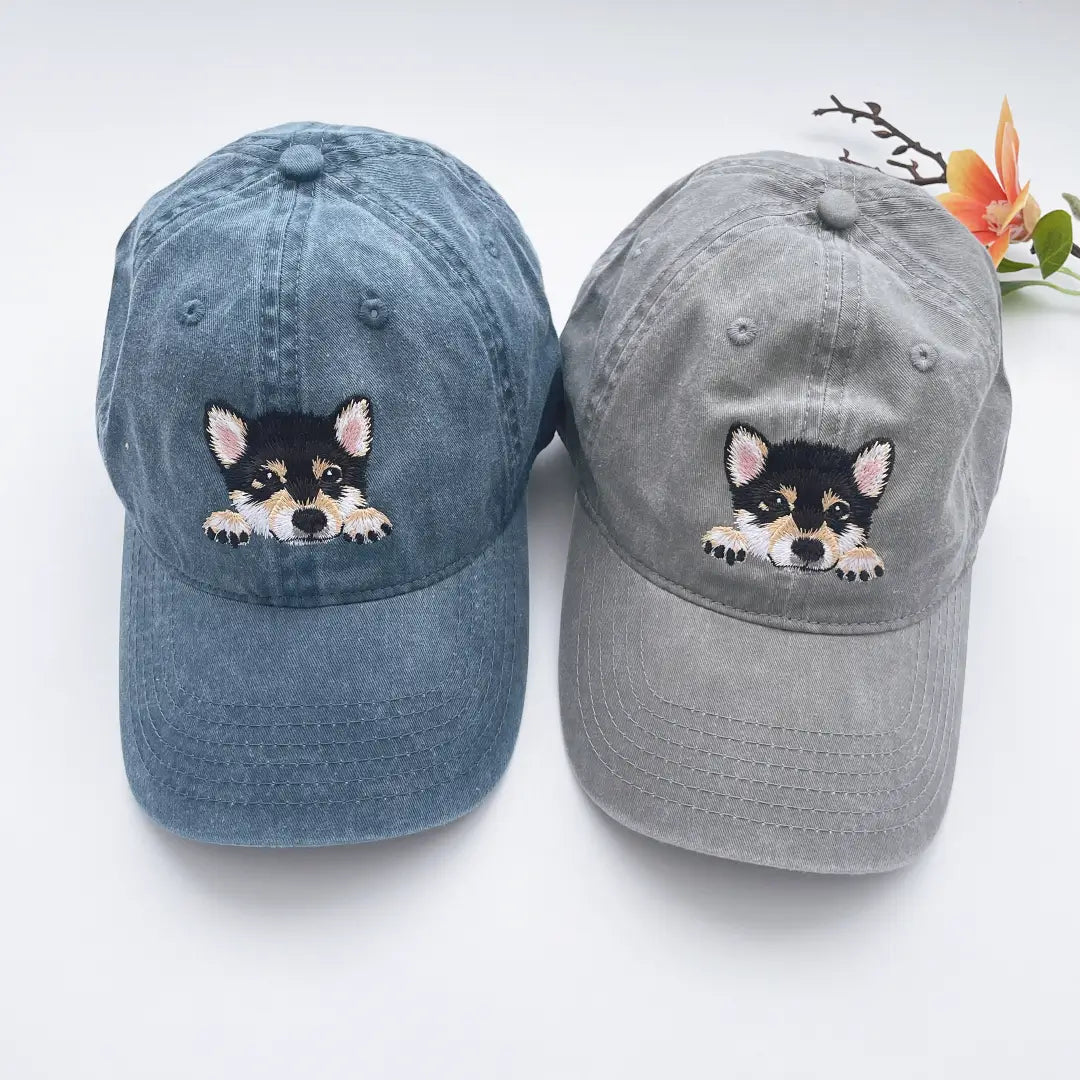 Custom Pet Embroidered Retro Hat