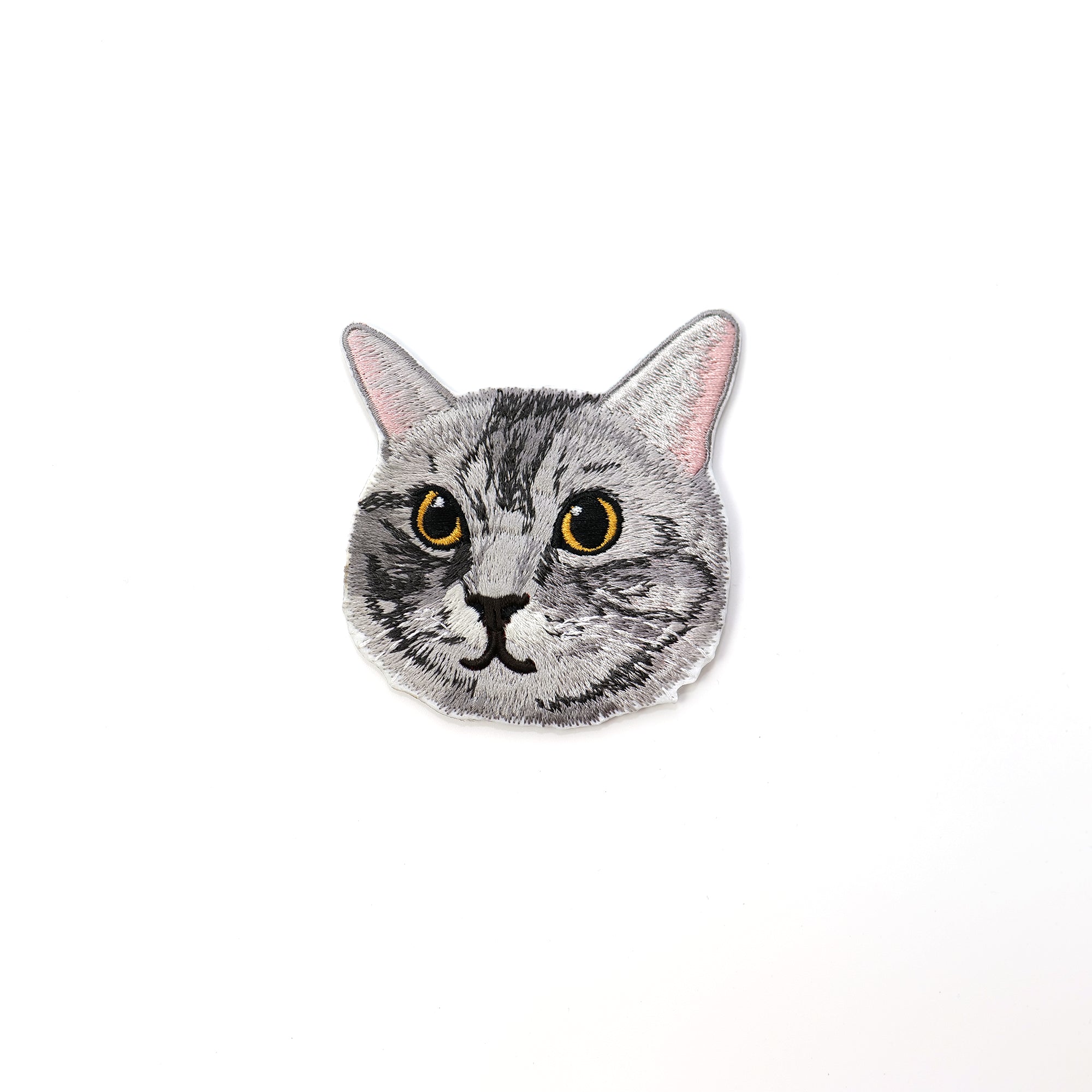 Tabby cat Embroidered Sticker Patch