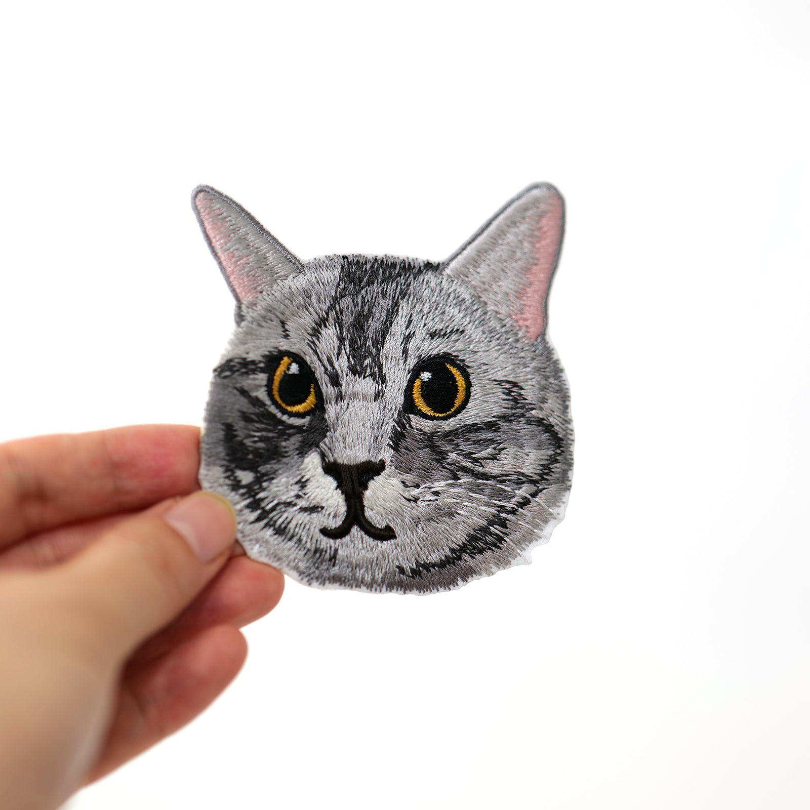 Tabby cat Embroidered Sticker Patch