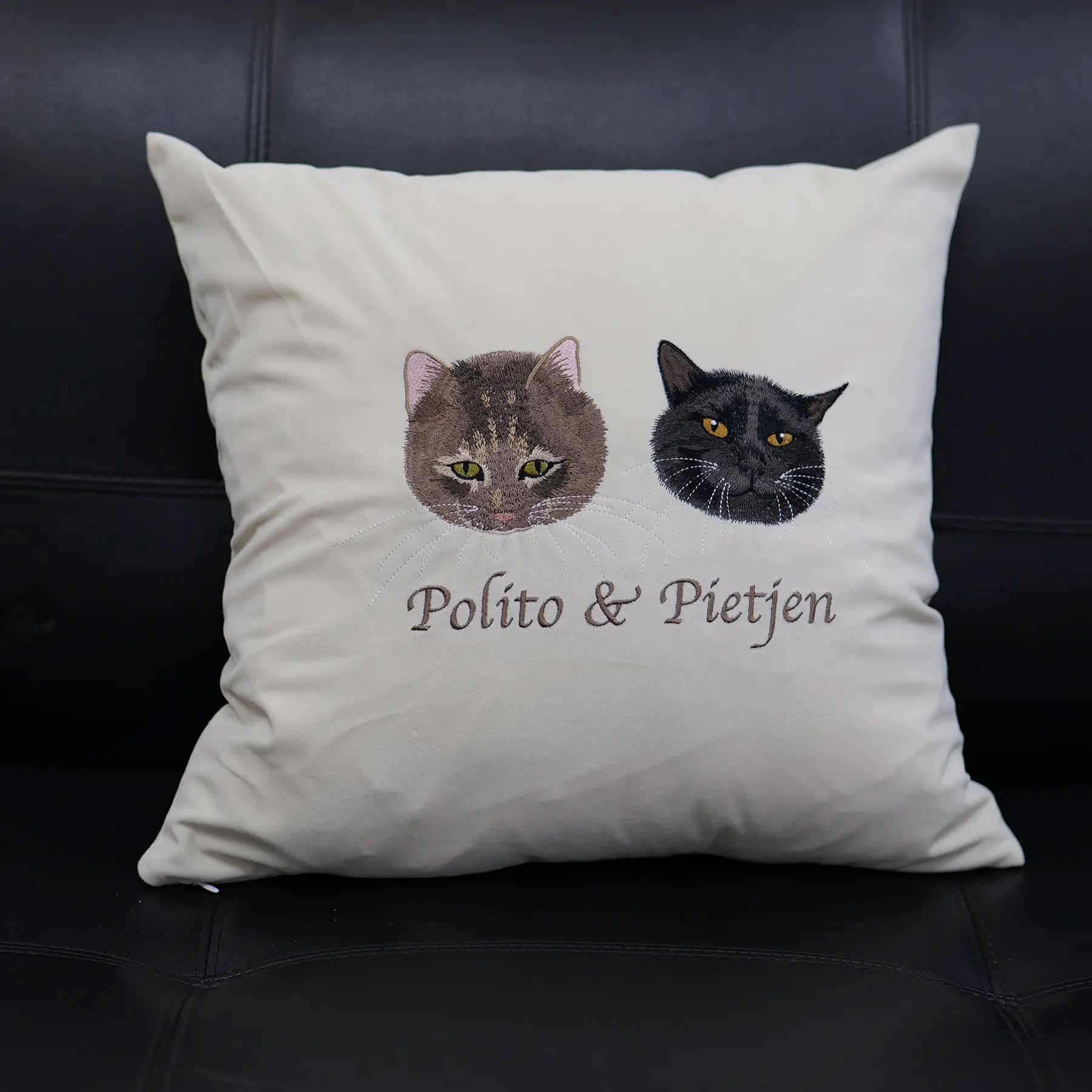 EMBROIDERED Custom Pet Pillow Case