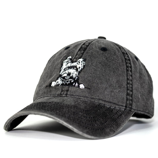Cappellino da baseball ricamato Yorkie