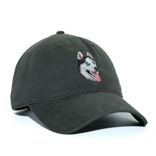 Cappellino da baseball ricamato Husky