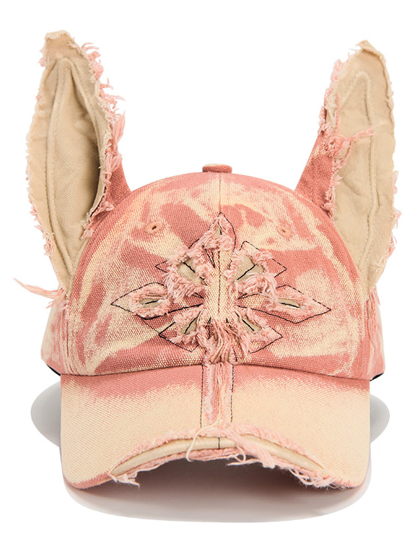 Vintage Doberman Ear Denim Baseball Cap